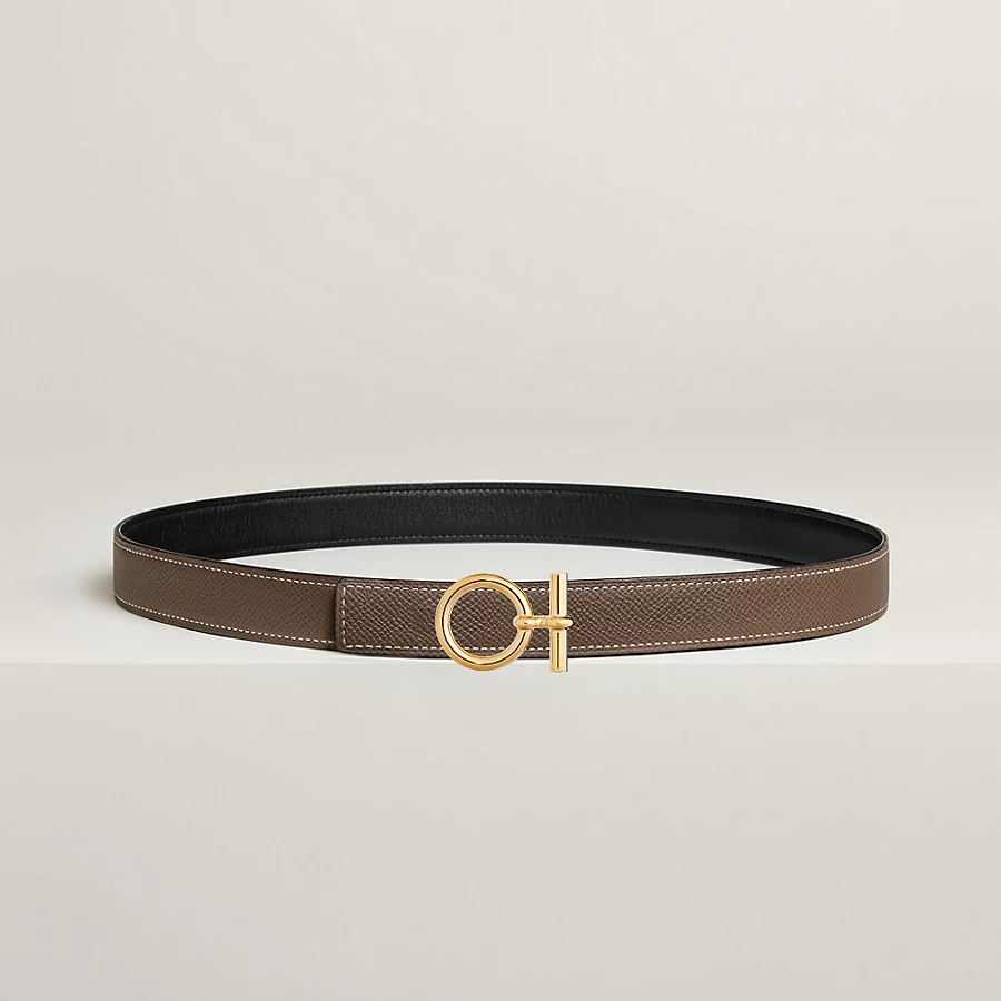 Flot belt buckle & Reversible leather strap 24 mm - Image 2